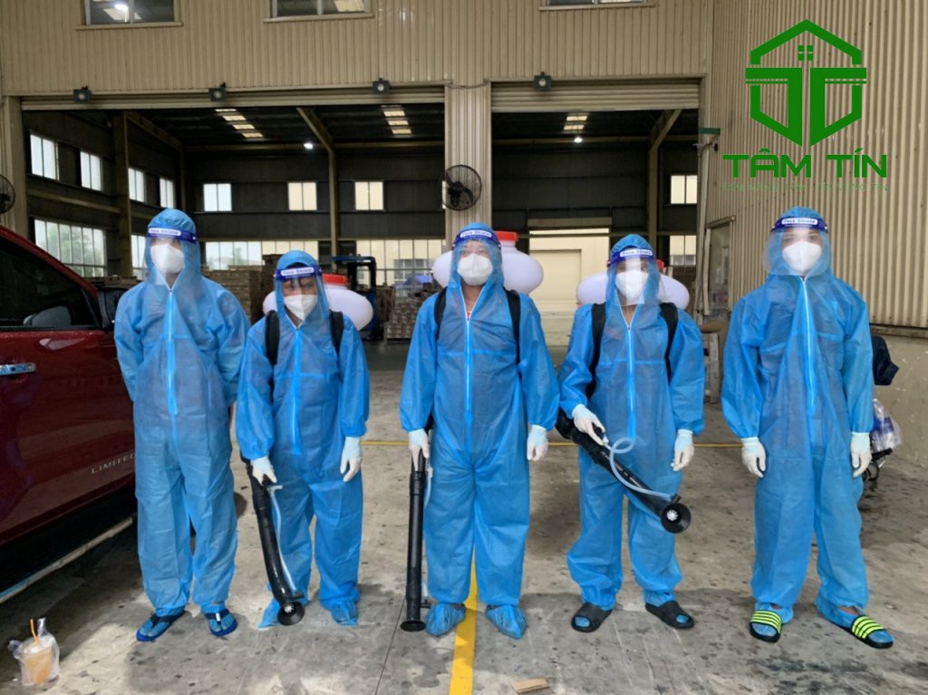 Cam kết chất lượng dịch vụ phun khử khuẩn Tâm Tín